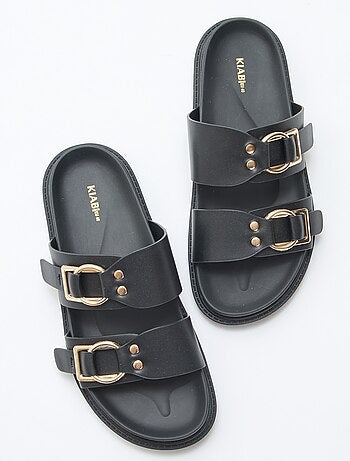 Sandale plate double brides