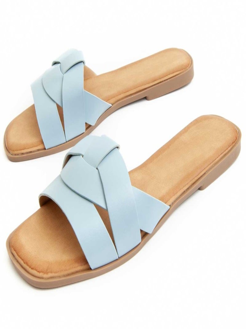Sandale plate Montevita Melan3 Bleu - Kiabi