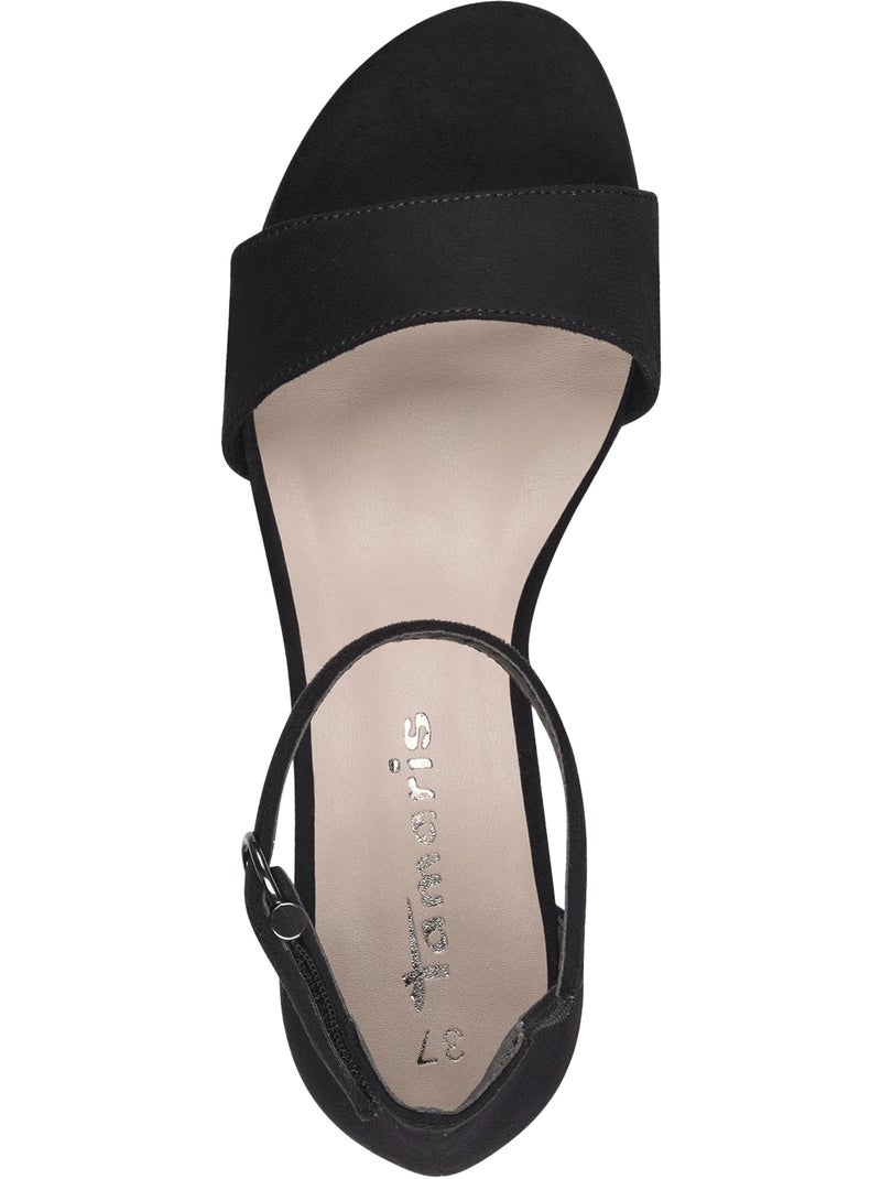 Sandale Talon Tamaris Noir - Kiabi