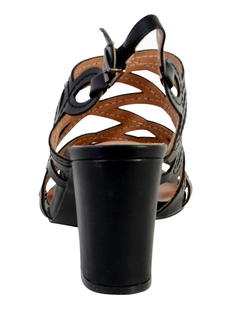 Sandale Talon The Divine Factory HG3649 Noir - Kiabi