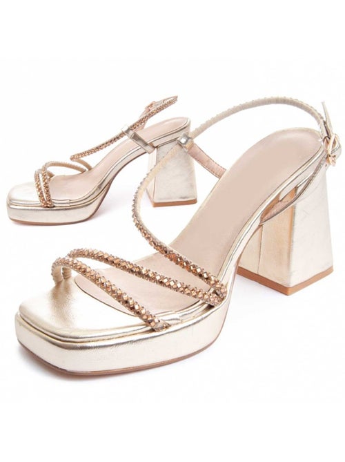 Sandale ? Talons Mat?riel Synth?tique Montevita - Kiabi