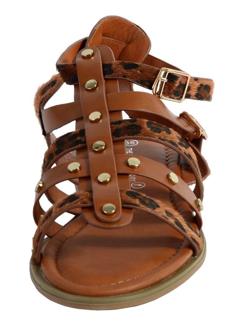 Sandale The Divine Factory CM3965 Camel - Kiabi