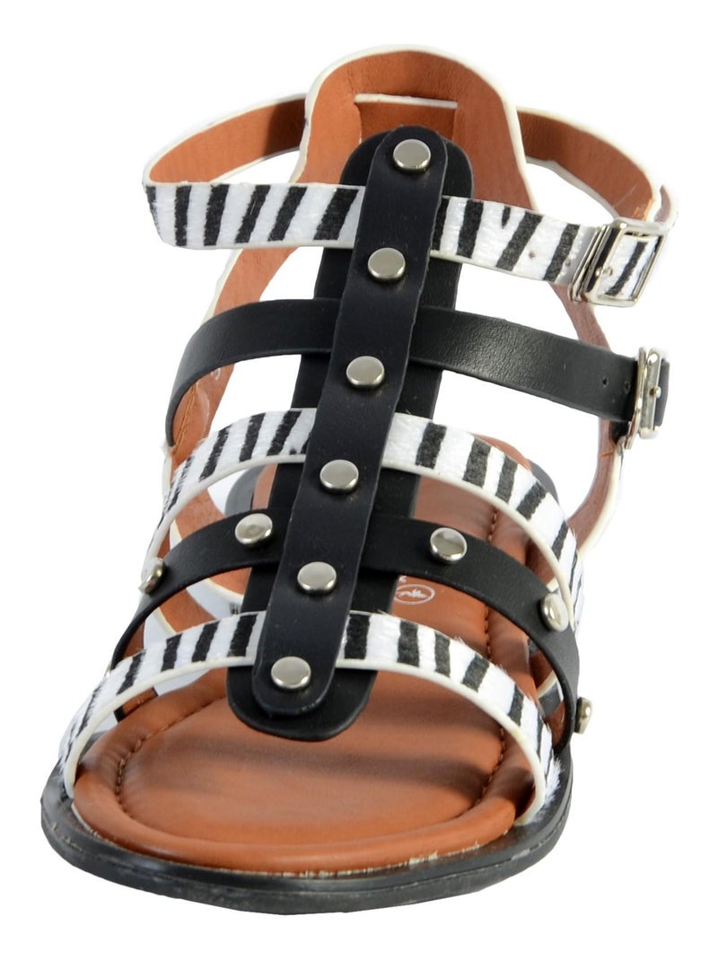 Sandale The Divine Factory CM3965 Noir - Kiabi