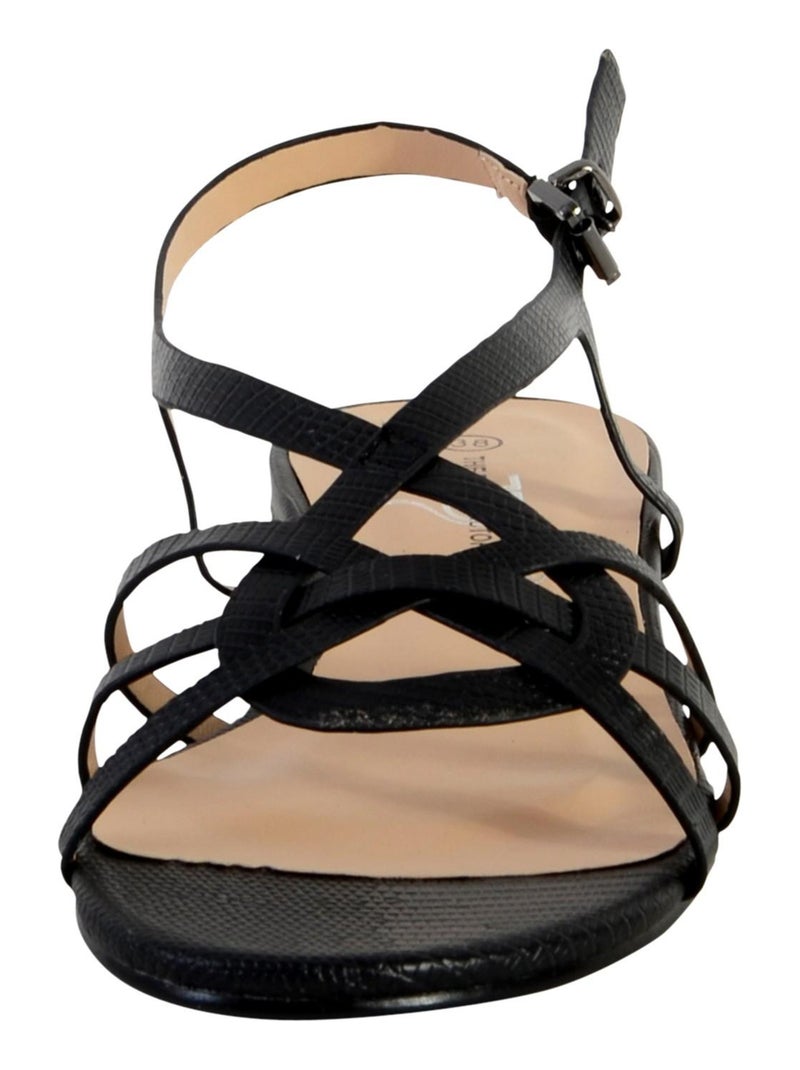 Sandale  The Divine Factory FJ3684 Noir - Kiabi