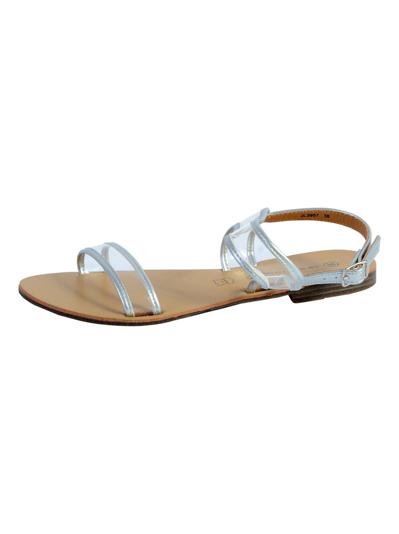 Sandale The Divine Factory Gris - Kiabi