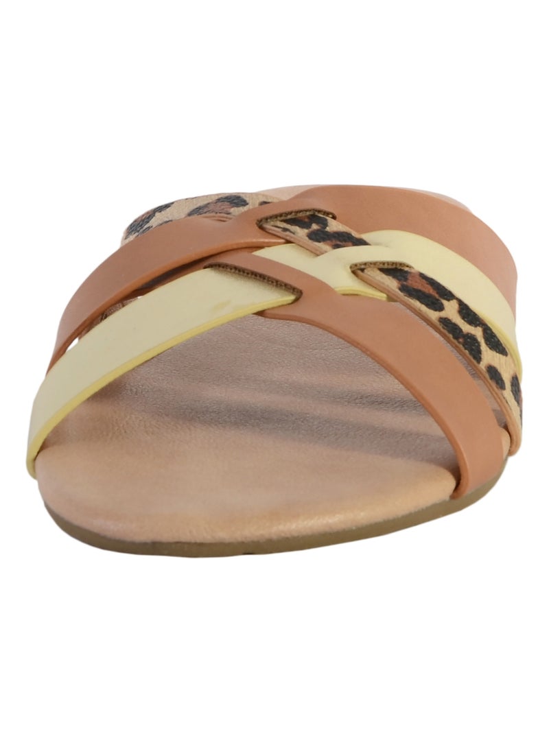 Sandale The Divine Factory HX4341 Camel - Kiabi