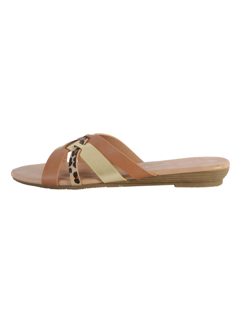 Sandale The Divine Factory HX4341 Marron - Kiabi