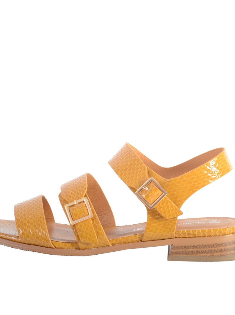 Sandale The Divine Factory Jaune - Kiabi