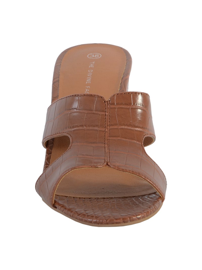 Sandale The Divine Factory QL4326 Camel - Kiabi