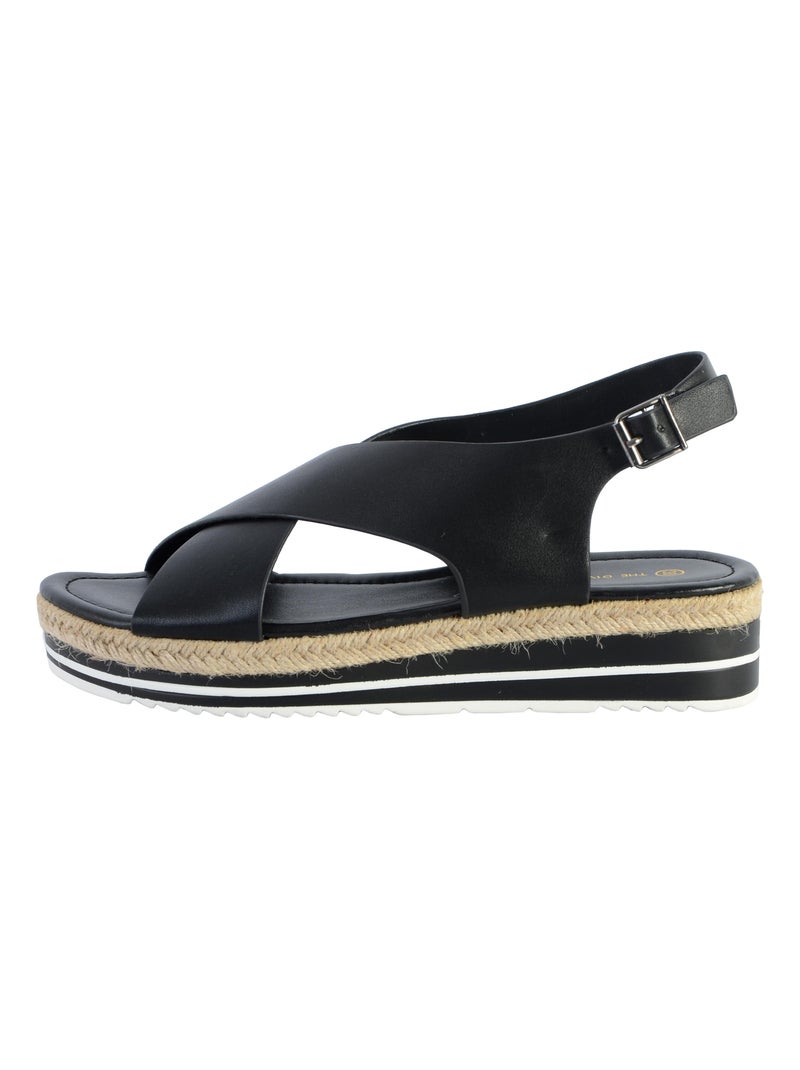 Sandale The Divine Factory TDF 4114 Noir - Kiabi