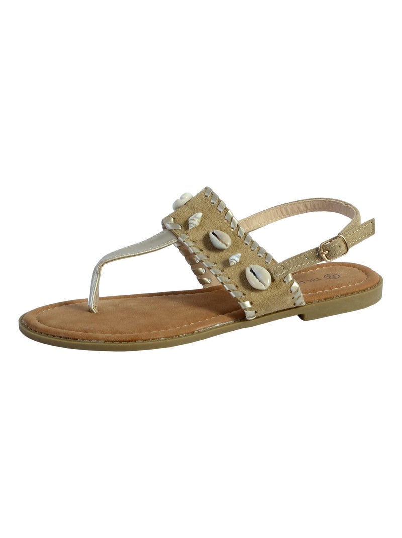 Sandale The Divine Factory TX3961 Beige - Kiabi