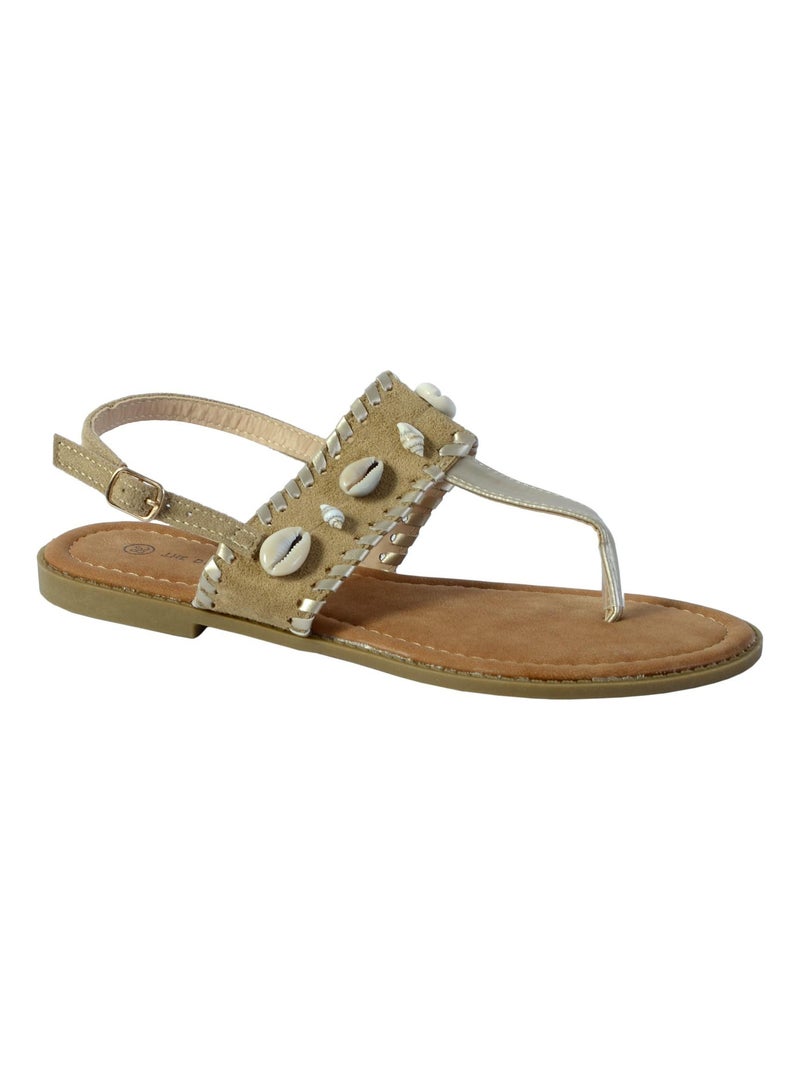 Sandale The Divine Factory TX3961 Beige - Kiabi
