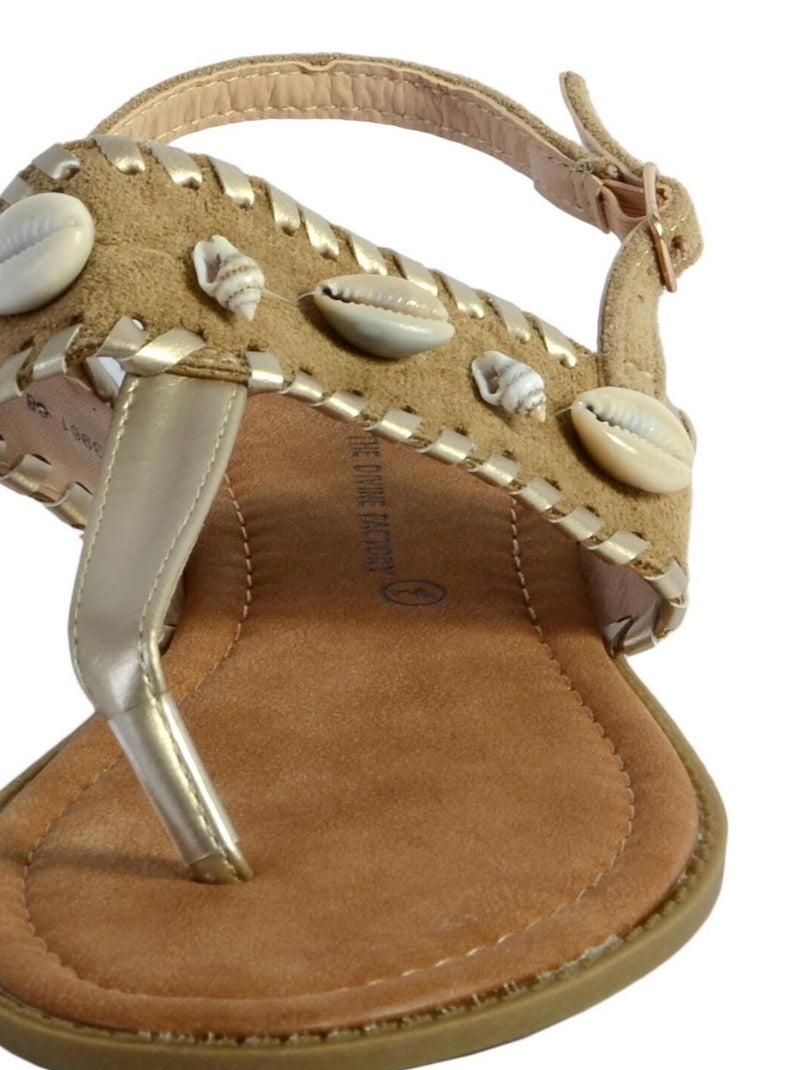 Sandale The Divine Factory TX3961 Beige - Kiabi