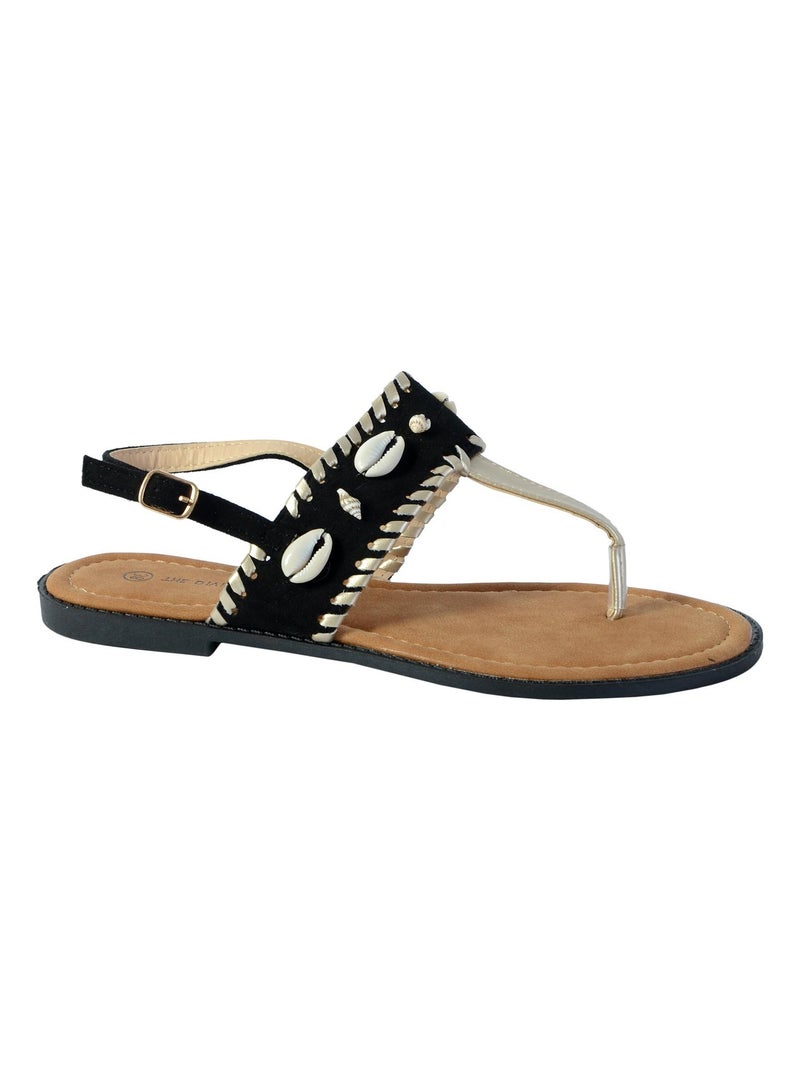 Sandale The Divine Factory TX3961 Noir - Kiabi