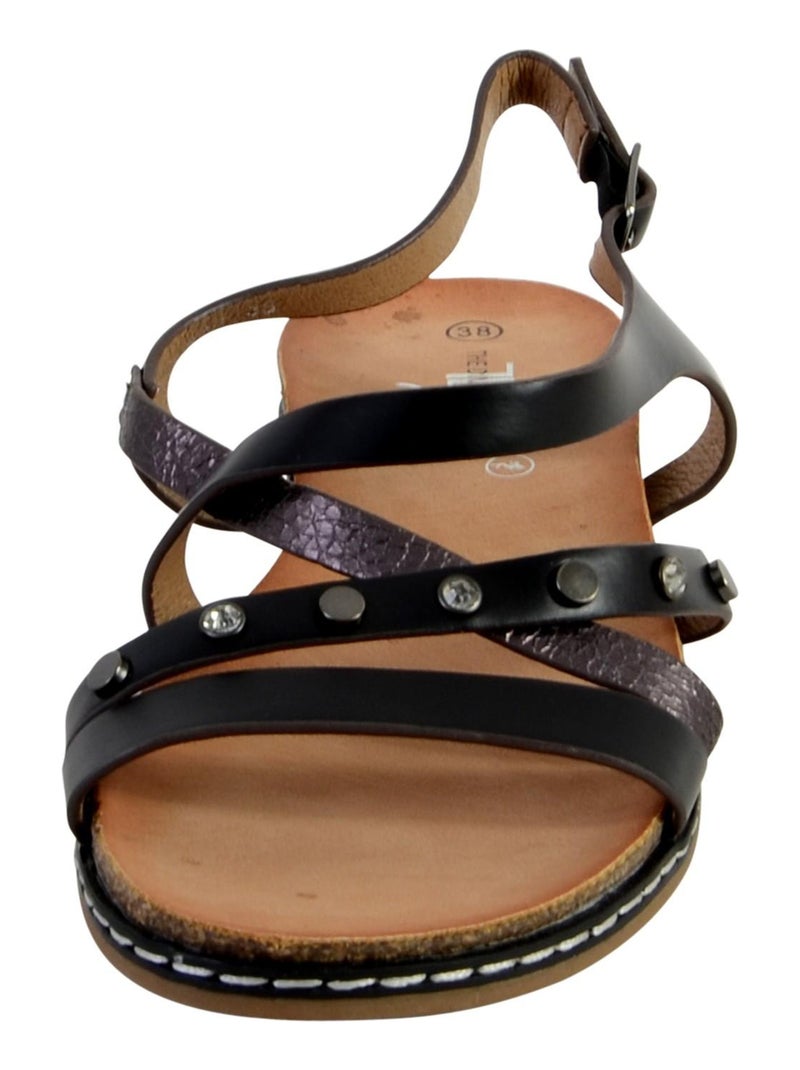 Sandale  The Divine Factory YM3681 Noir - Kiabi