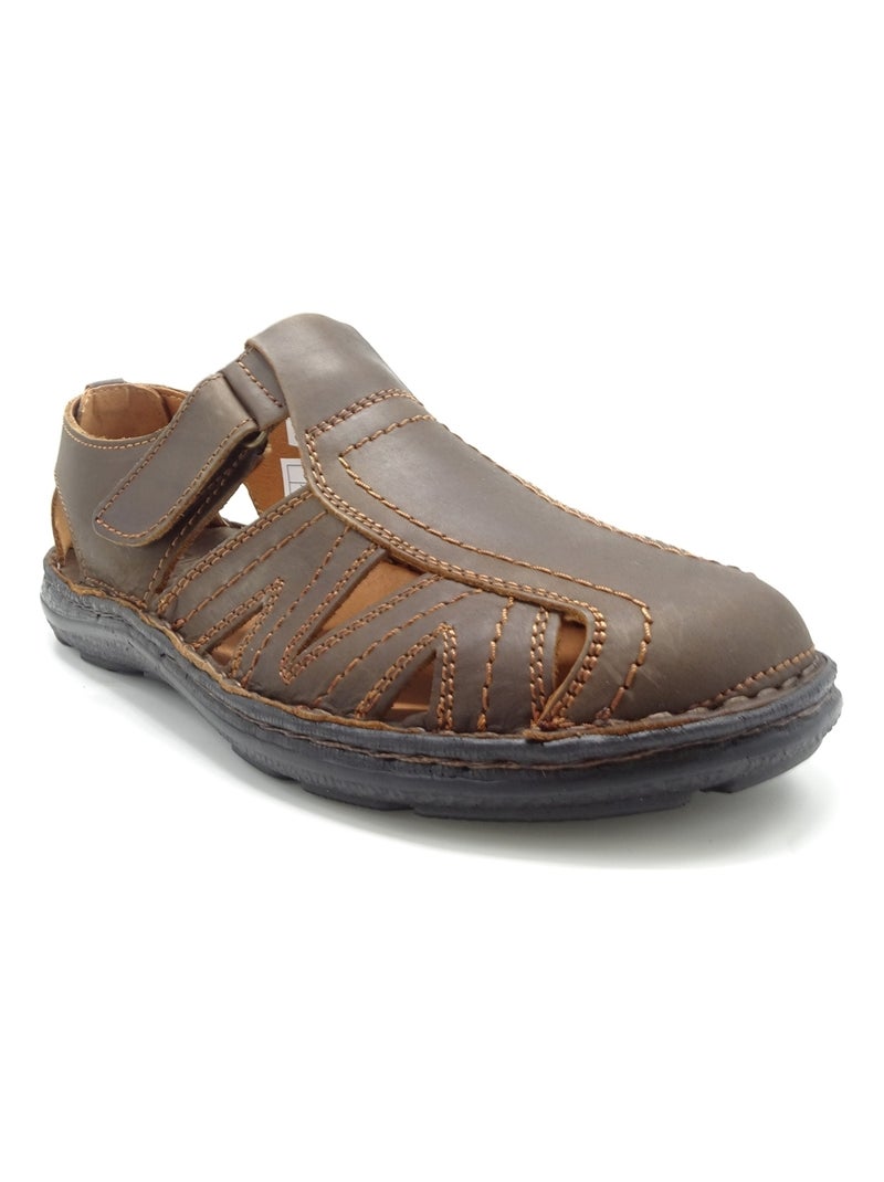 Sandale/nu Pied Arima Marron Marron - Kiabi