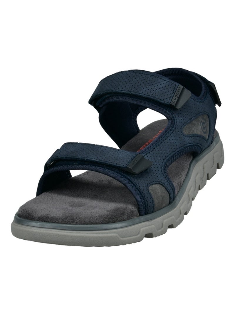 Sandale/nu Pied Homme Bugattishoes Bleu marine - Kiabi