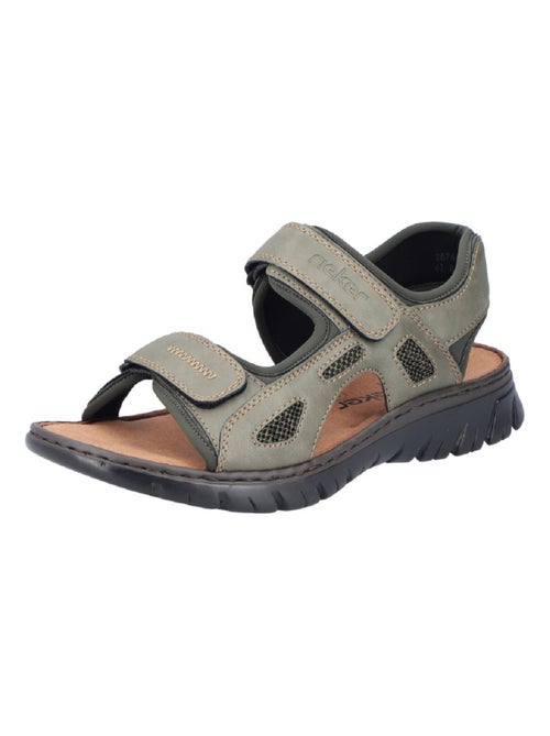 Sandale/nu Pied Rieker Kaki - Kiabi