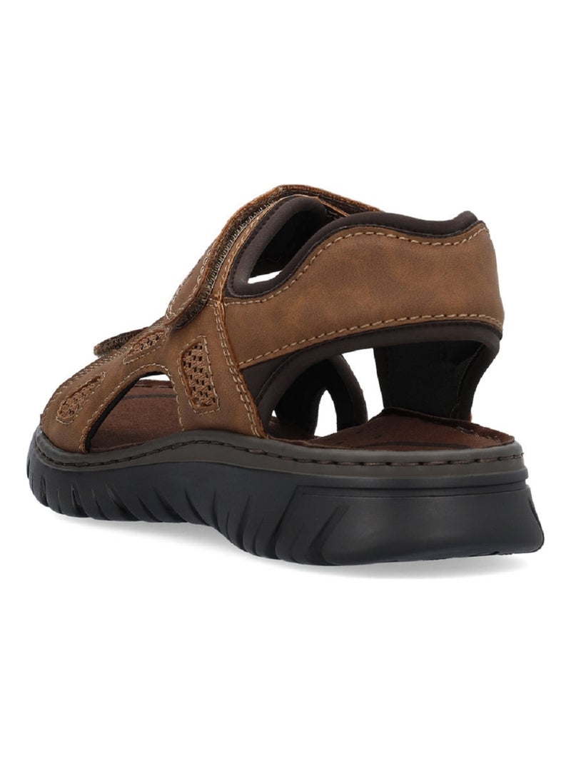 Sandale/nu Pied Rieker Marron Marron - Kiabi
