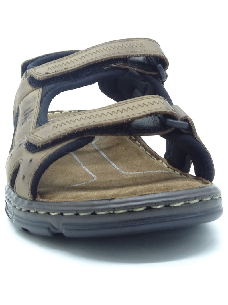 Sandale/nu Pied Tbs Marron Marron - Kiabi