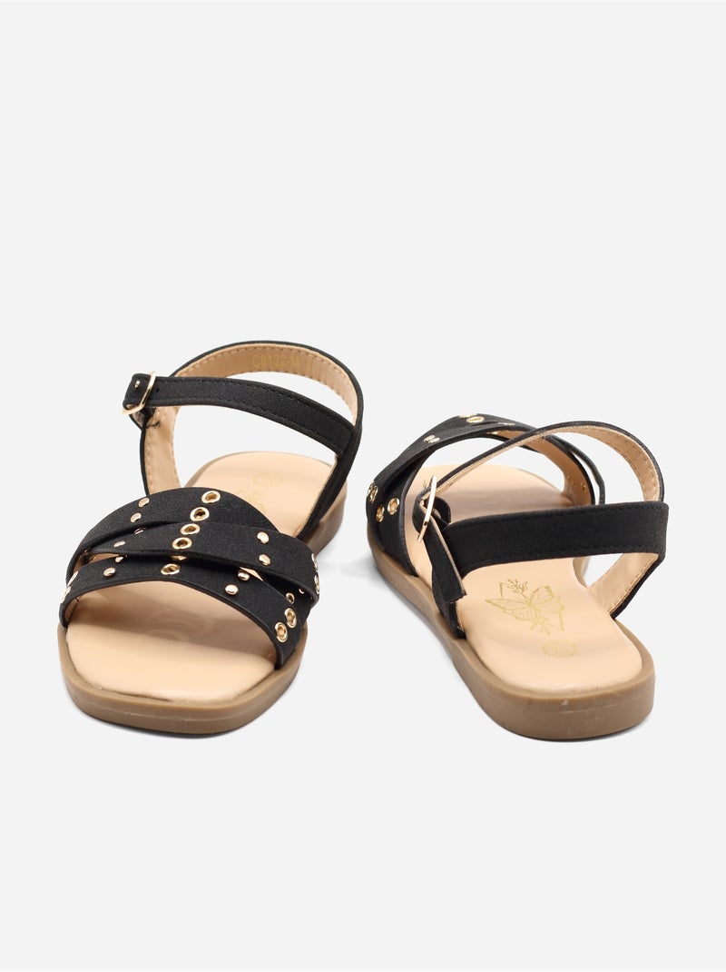 Sandales à boucle - Doremi Noir - Kiabi