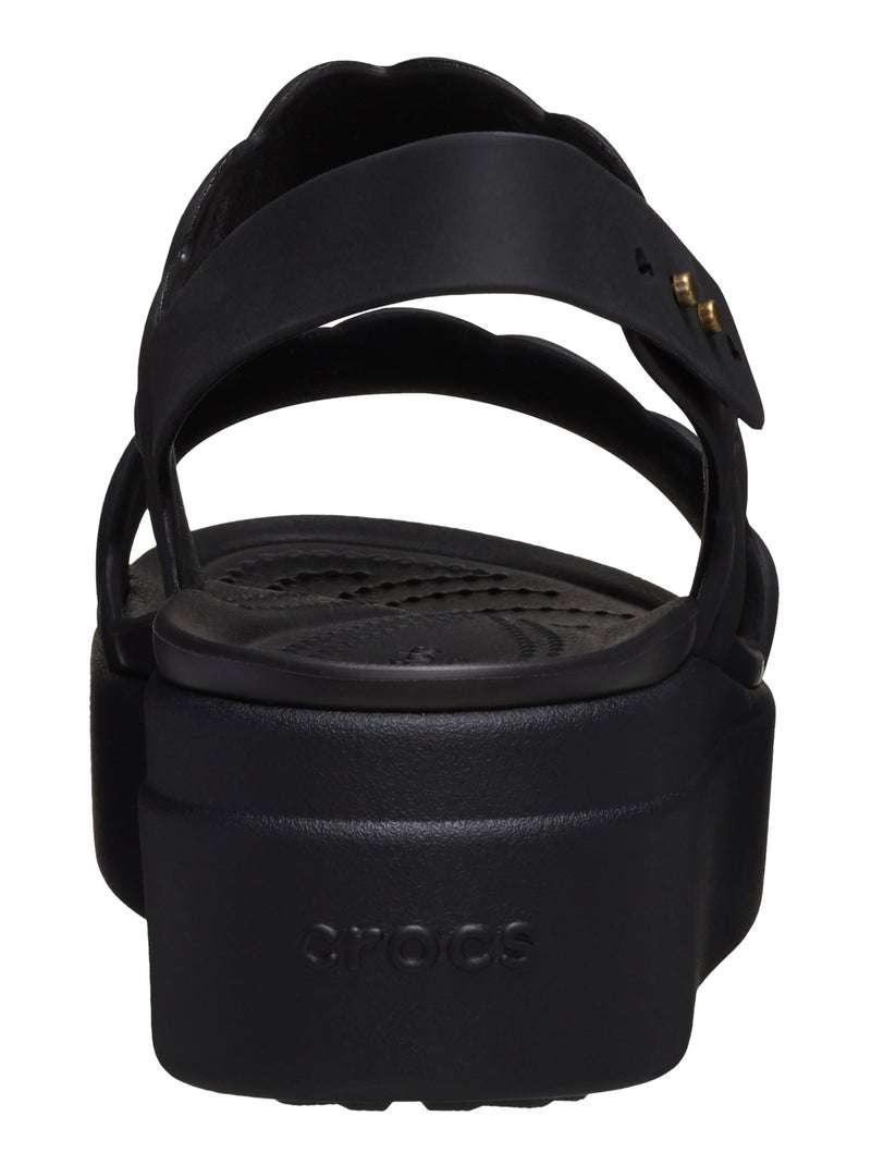 Sandales à Boucle Crocs Brooklyn Woven Upper Noir - Kiabi