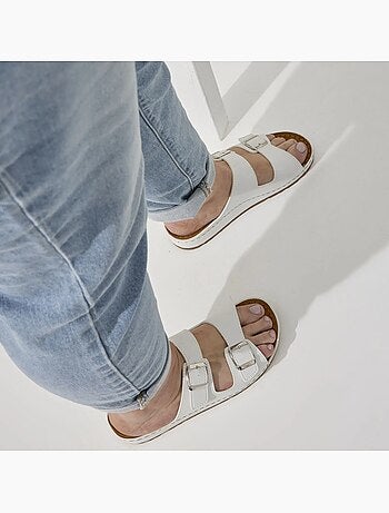 Sandales à bout large H - Modèle Hibiscus