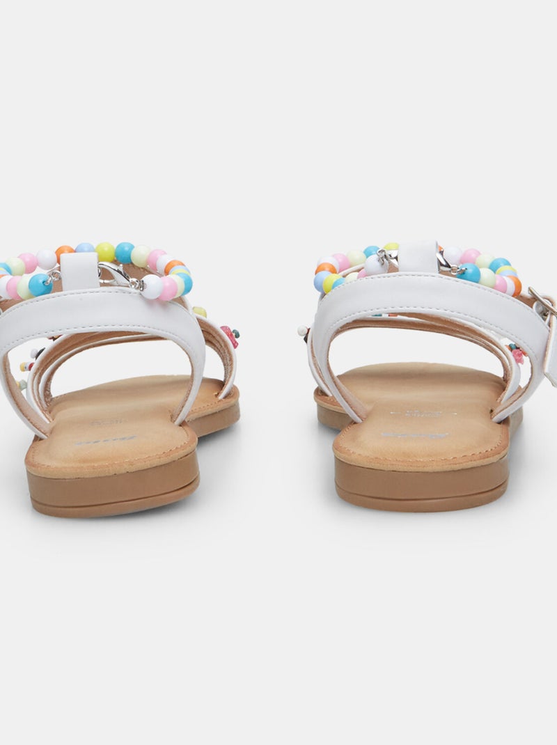 Sandales à bride BATA Blanc - Kiabi