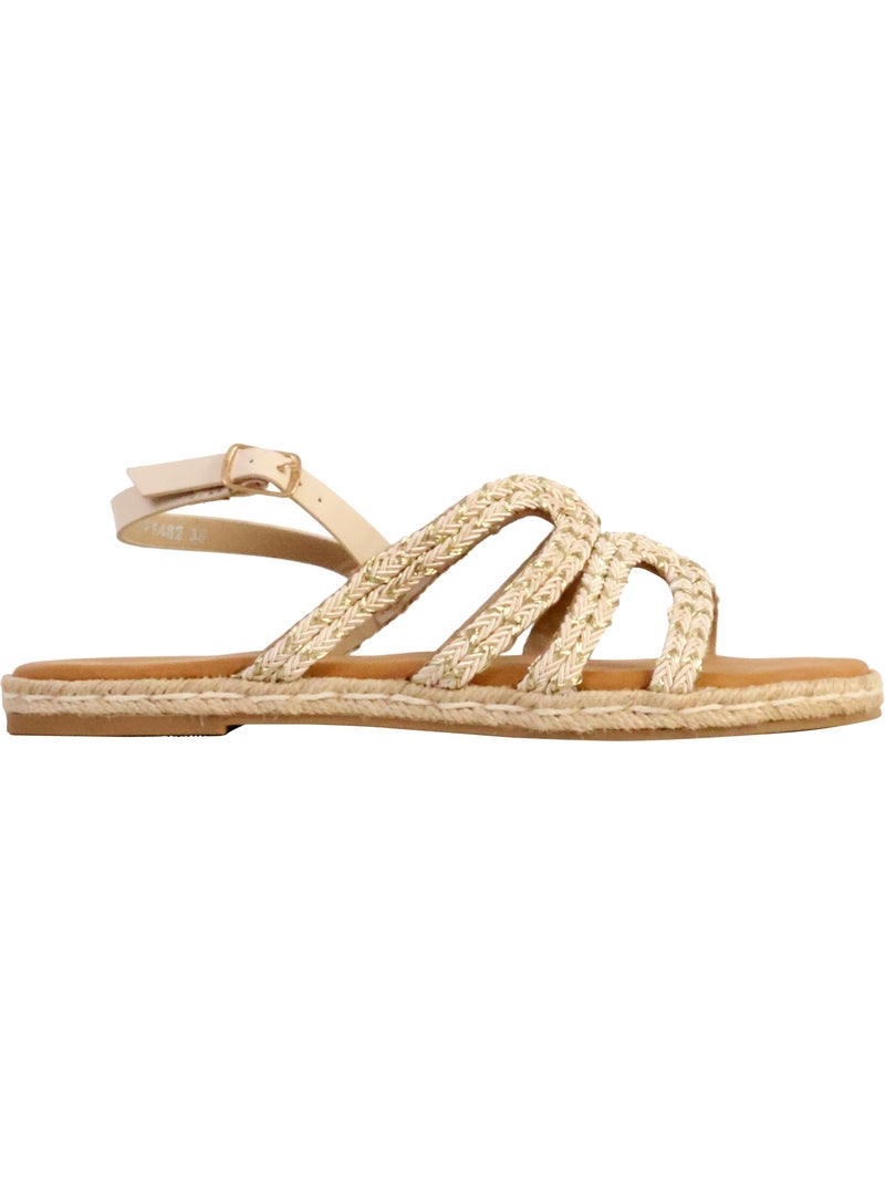 Sandales à Bride Boucle The Divine Factory Doré/or - Kiabi