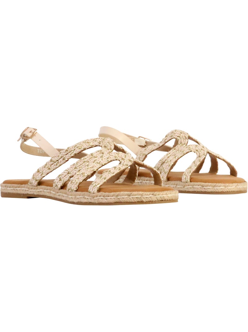 Sandales à Bride Boucle The Divine Factory Doré/or - Kiabi