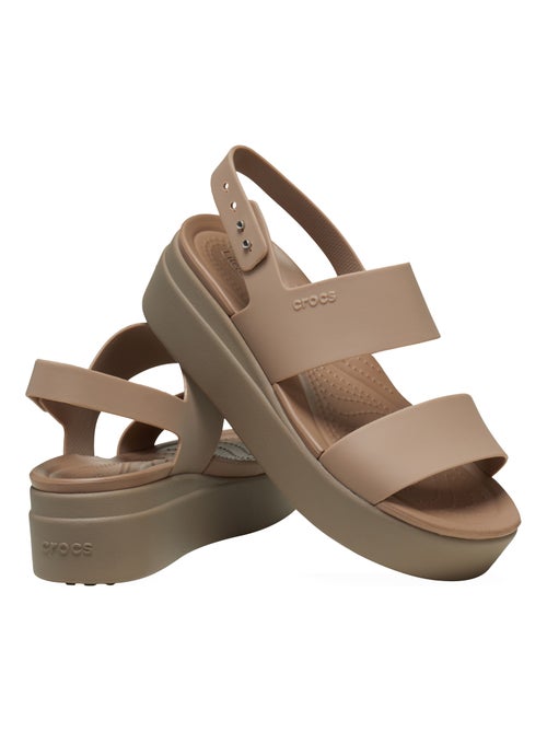 Sandales à bride Crocs Brooklyn low wedge - Kiabi