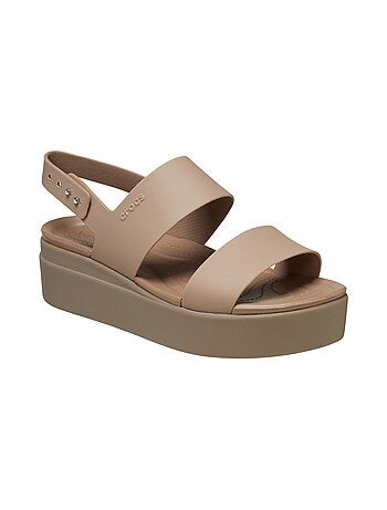 Sandales à bride Crocs Brooklyn low wedge