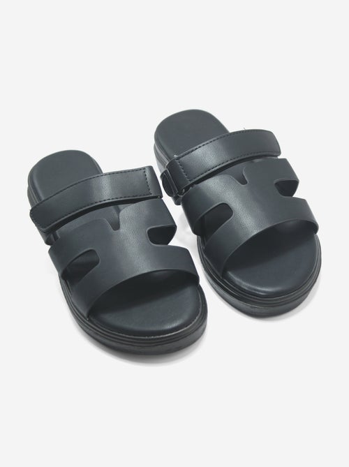Sandales à bride et à scratch - Kiabi