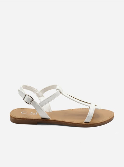 Sandales à bride et ardillon - C M - Kiabi