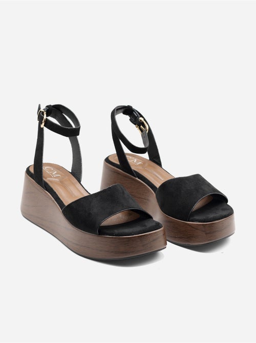 Sandales à bride et ardillon - C M - Kiabi