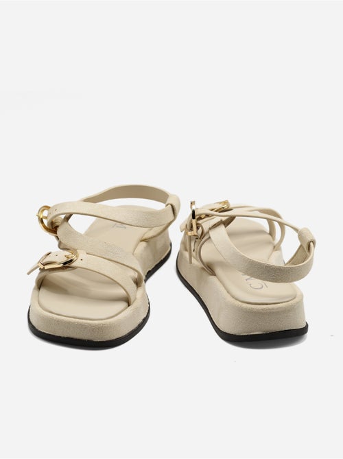 Sandales à bride et ardillon - Kiabi