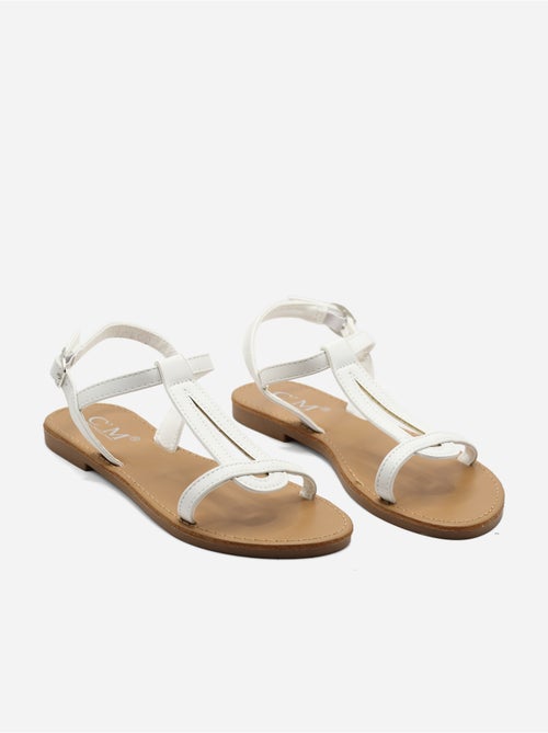 Sandales à bride et ardillon - Kiabi
