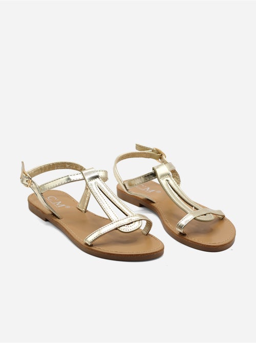 Sandales à bride et ardillon - Kiabi