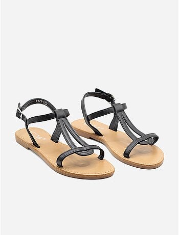 Sandales à bride et ardillon