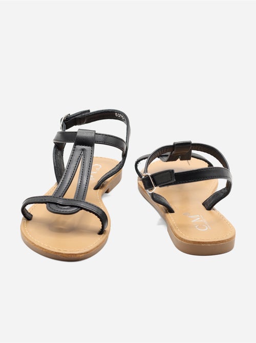 Sandales à bride et ardillon - Kiabi