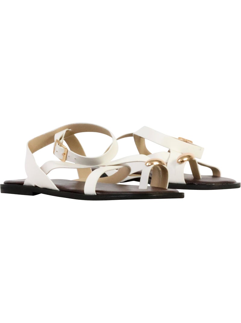 Sandales à Bride Joia Blanc - Kiabi