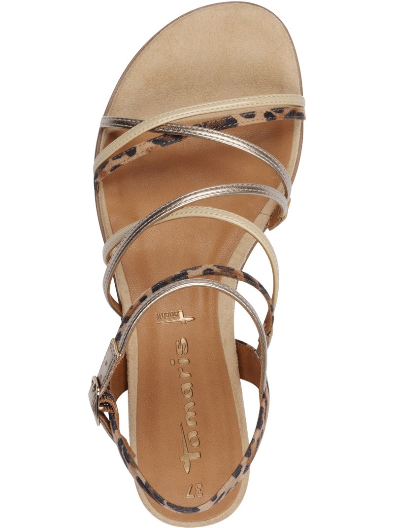 Sandales à Bride Tamaris Multicolore - Kiabi