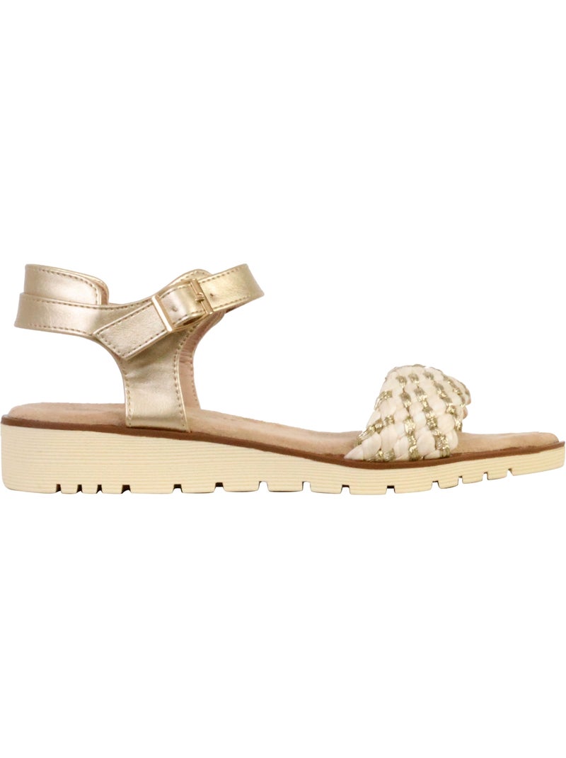 Sandales à Bride The Divine Factory Beige - Kiabi
