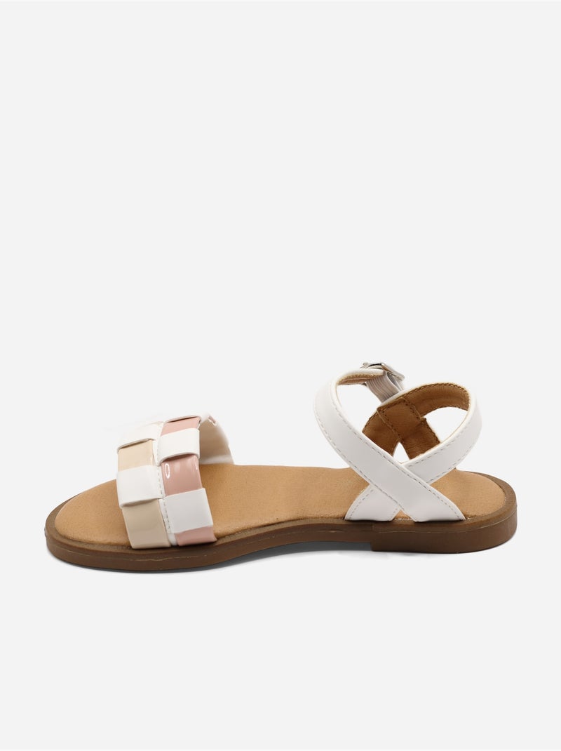 Sandales à brides Blanc - Kiabi