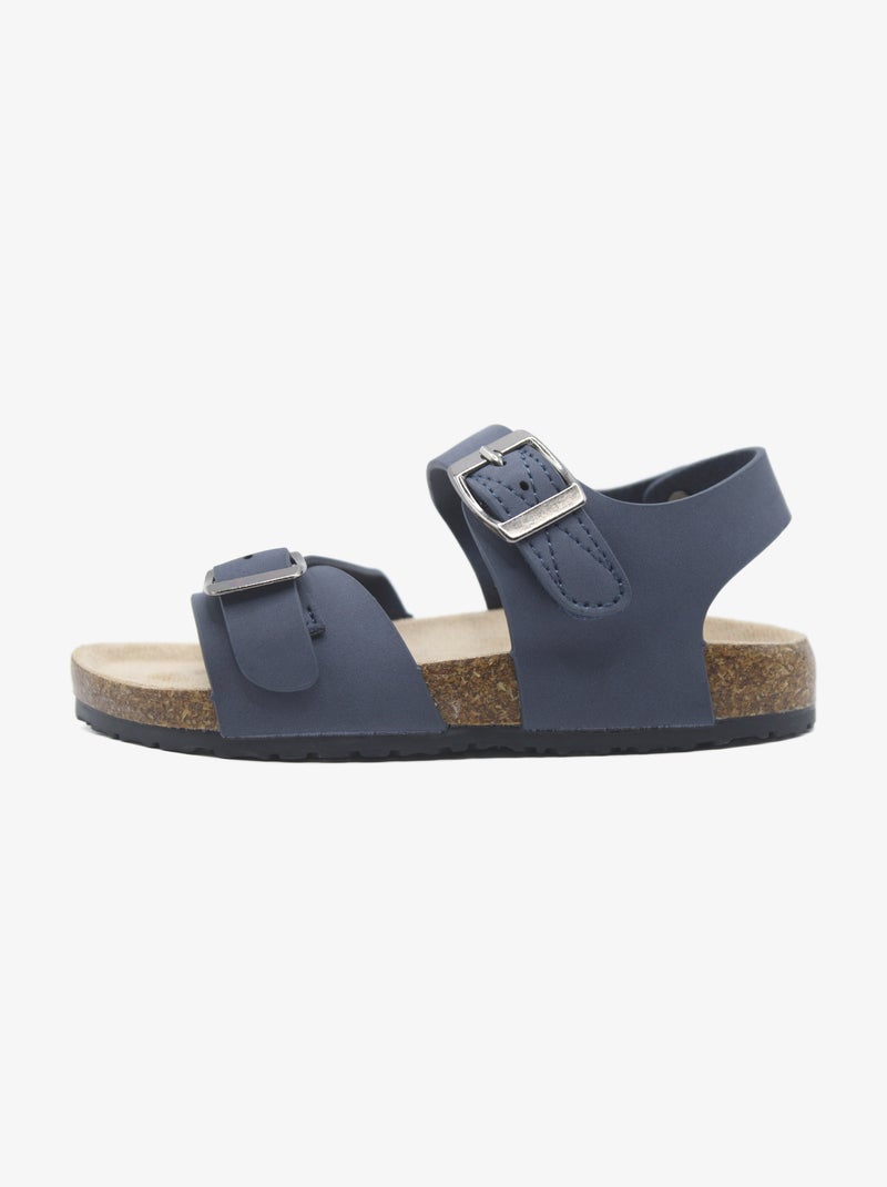 Sandales à brides Bleu foncé - Kiabi