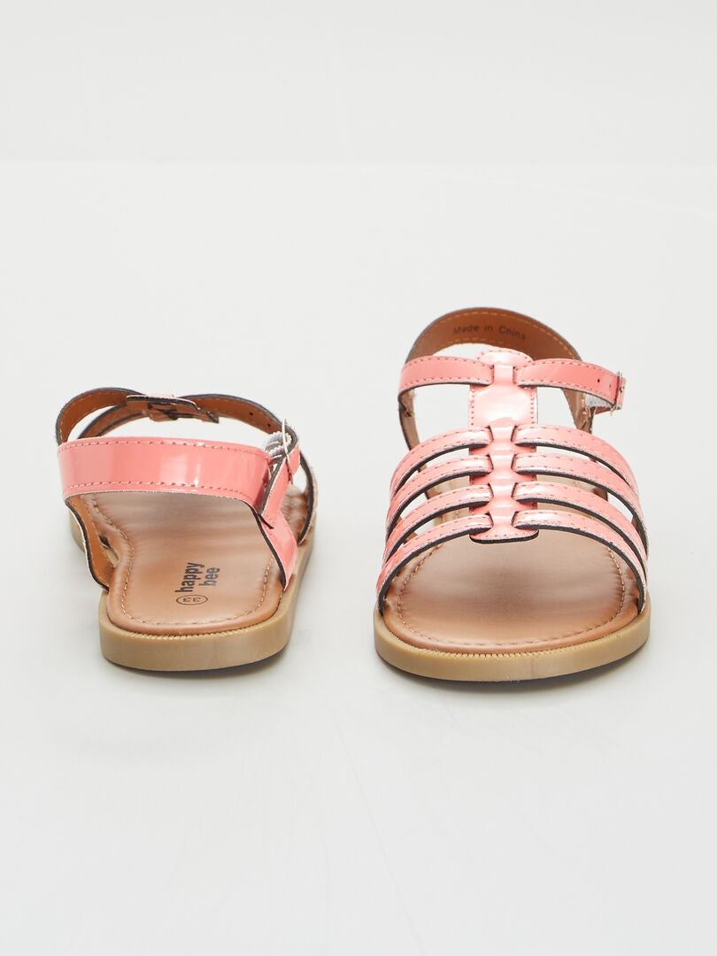 sandales femme corail