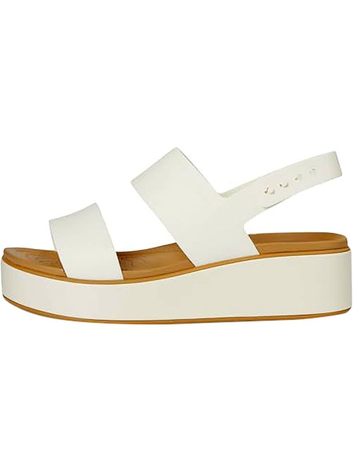 Sandales à Brides Crocs Brooklyn matte Wrap low Wedge - Kiabi