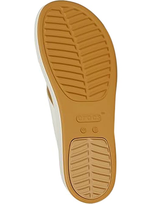 Sandales à Brides Crocs Brooklyn matte Wrap low Wedge - Kiabi