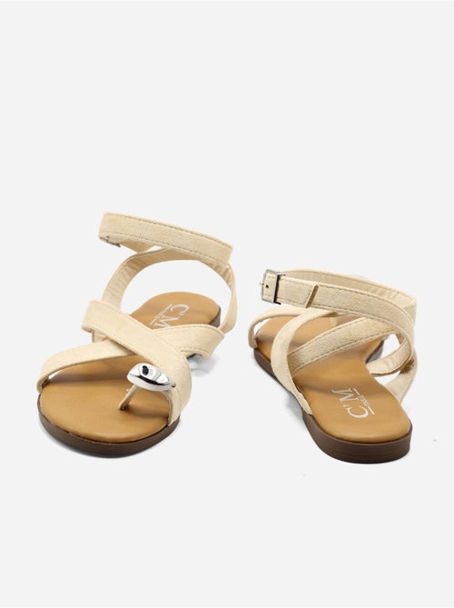 Sandales à brides croisées - C M - Kiabi
