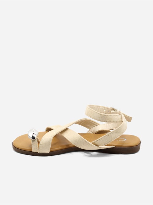 Sandales à brides croisées - C M - Kiabi